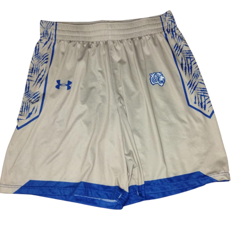 Under Armour Gray and Blue Athletic Shorts